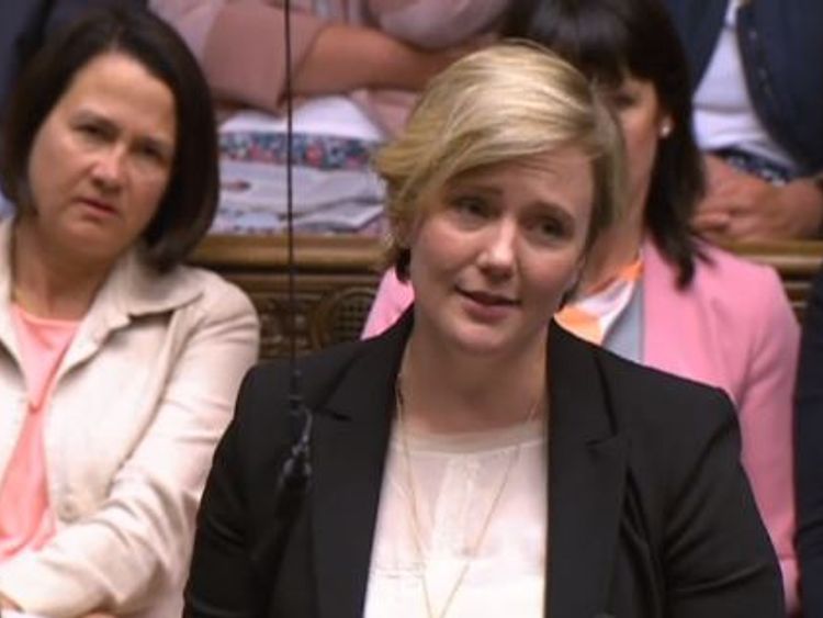 Labour MP Stella Creasy called for a debate on repealing Northern Ireland's abortion laws