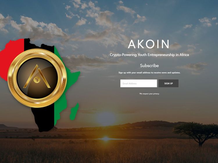 AKoin already has an official website