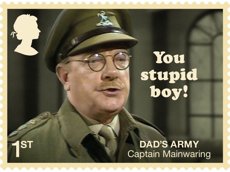 Don't panic! Dad's Army 50th celebrated with stamps Don't panic! Dad's Army 50th celebrated with stamps