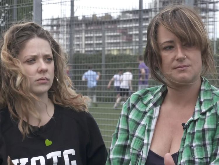 Michelle Widdrington and Zoe Levack said the community was still coming to terms with the atrocity