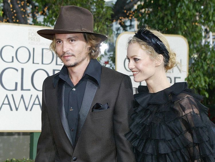 Johnny Depp was previously married to Vanessa Paradis