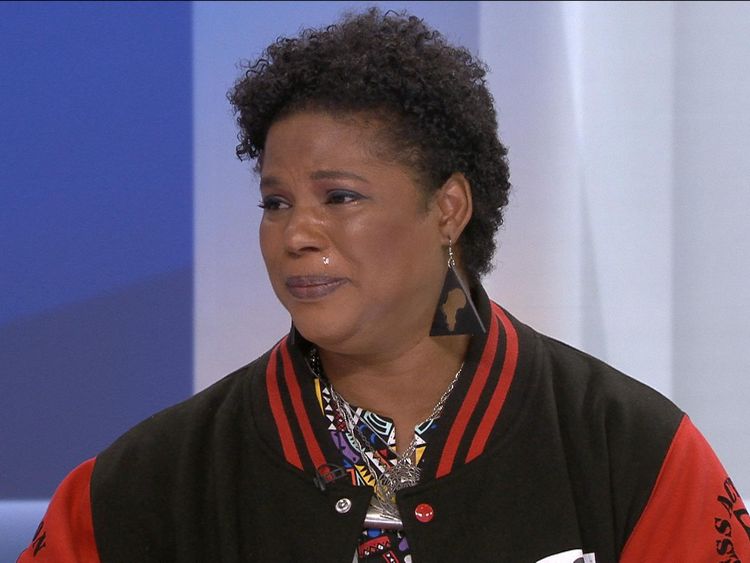 Juliet Ryan was in tears talking about the effect racism has had on her son