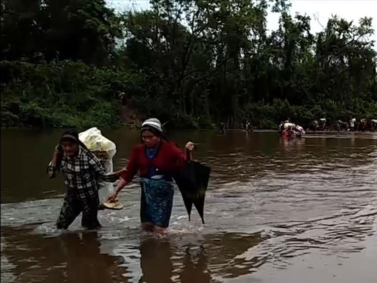 The Myanmar military is being accused of turning its guns on the Kachin people. 