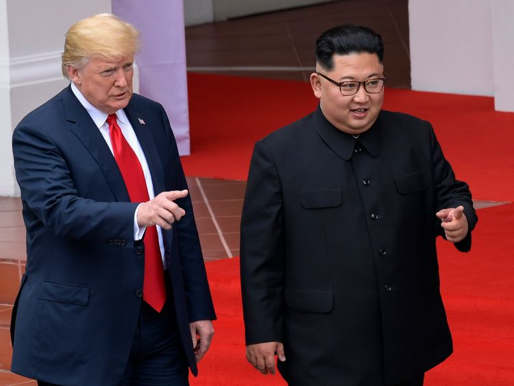Watching coverage of the Trump-Kim summit