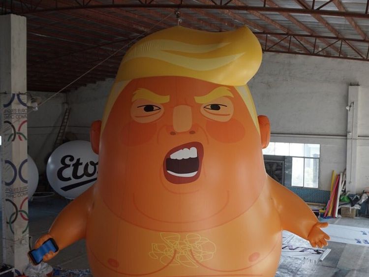 Το μωρό Trump που ο Leo Murray θέλει να πετάξει πάνω από το Λονδίνο