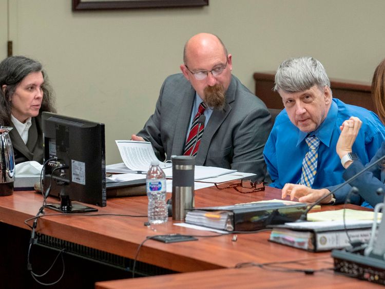 Louise and David Turpin in court in Riverside, California