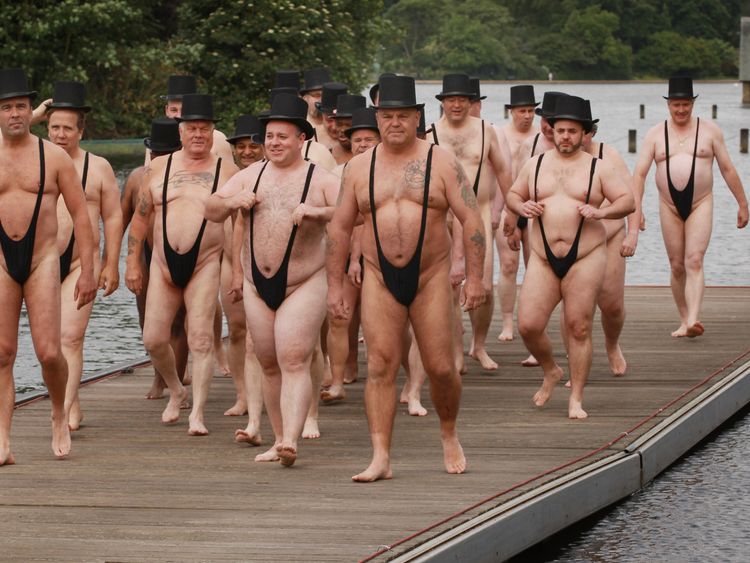 The mankini does not leave much to the imagination
