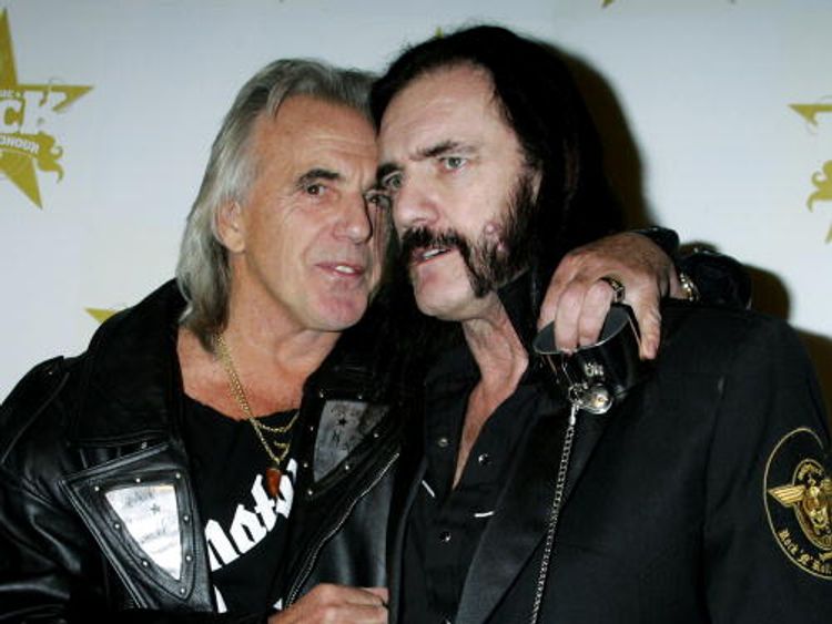 Stringfellow with the Motorhead frontman Lemmy