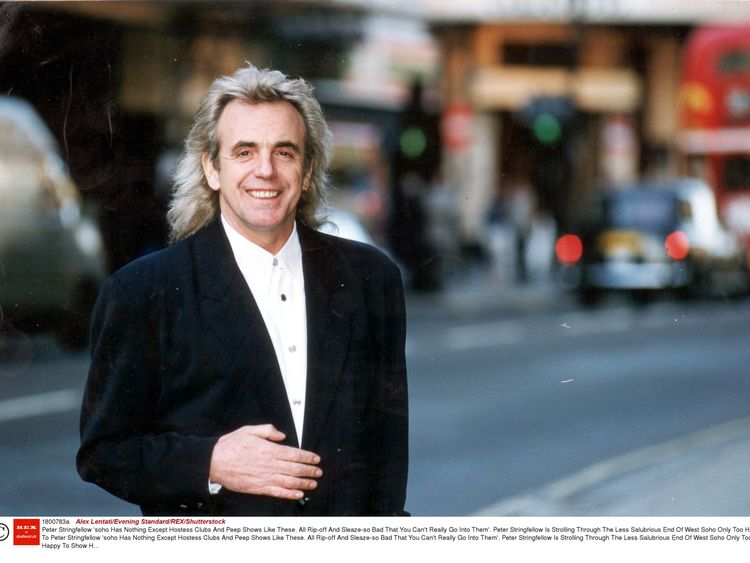 Peter Stringfellow in Soho, 1994