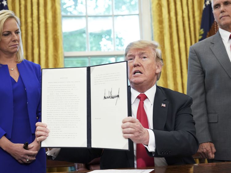 Trump signs execution order