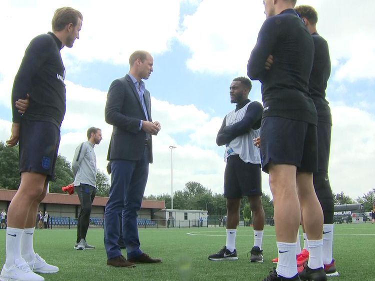 Duke of Cambridge praises 'brave' Danny Rose for speaking out about depression