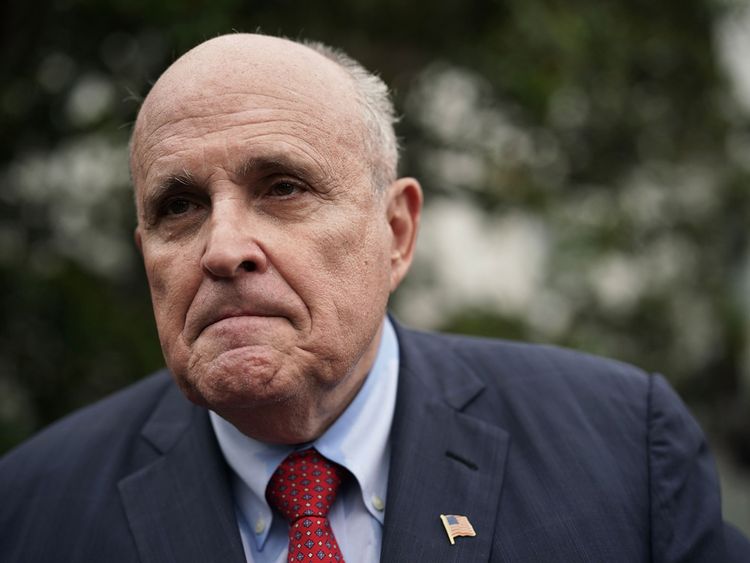 Rudy Giuliani hosts White House Sports and Fitness Day on May 30, 2018 in Washington, DC.