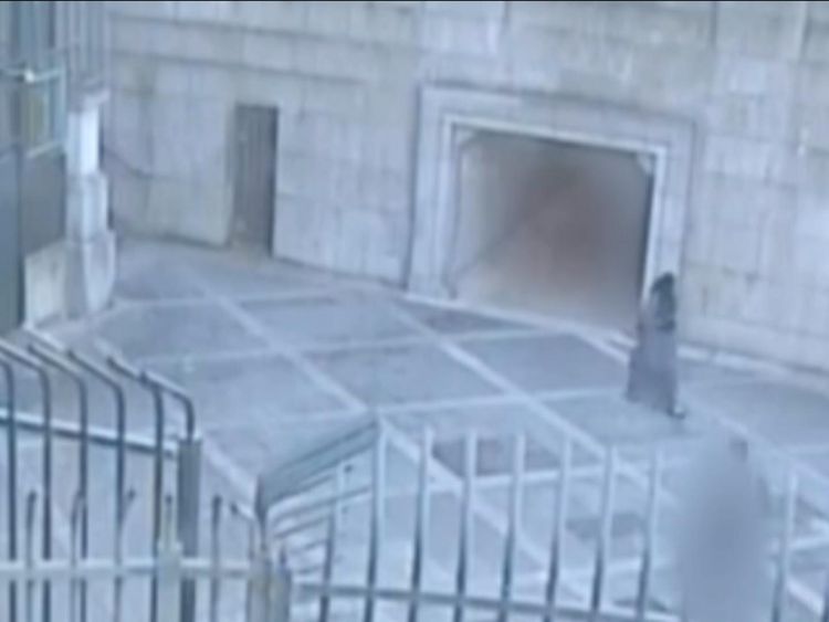Safaa Boular touring the perimeter of MI6