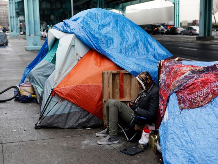 The foundation helps homeless people in San Francisco