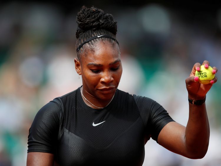 Serena Williams made her Grand Slam comeback at Roland Garros after giving birth