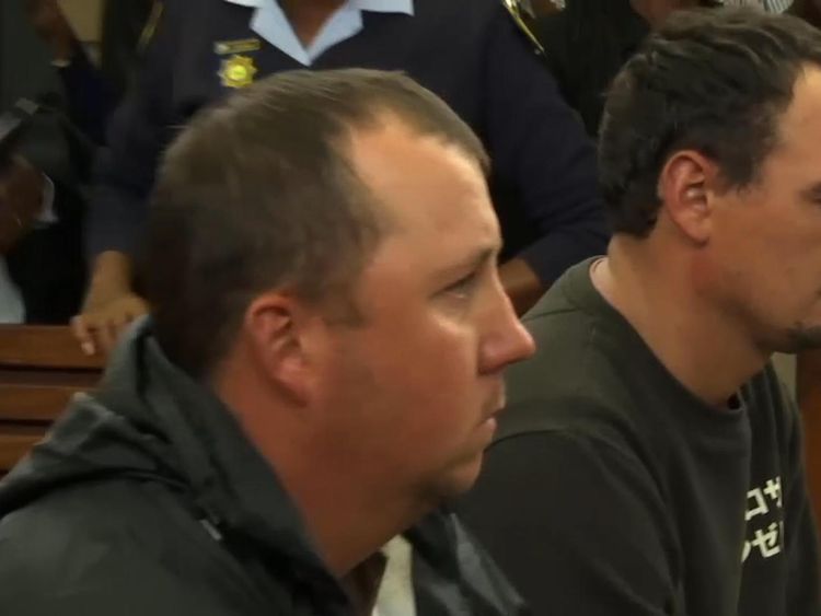 Willem Oosthuizen and Theo Jackson have been convicted of the attempted murder of a black farm worker