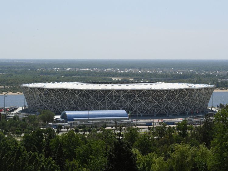 The 45,000-seater stadium Volgograd Arena 