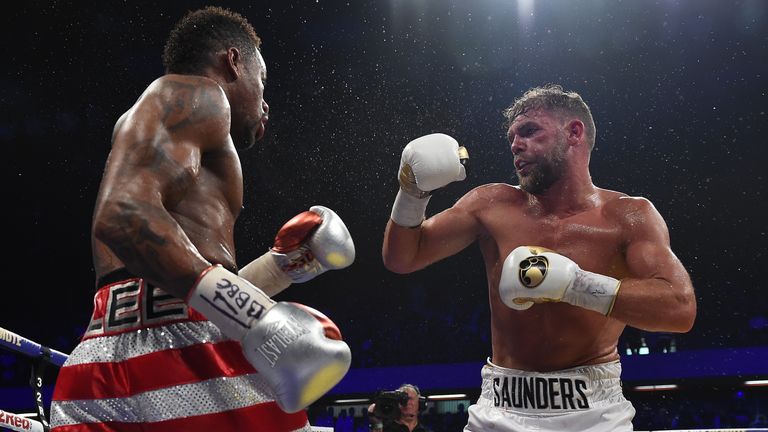 Saunders is undefeated as a pro boxer
