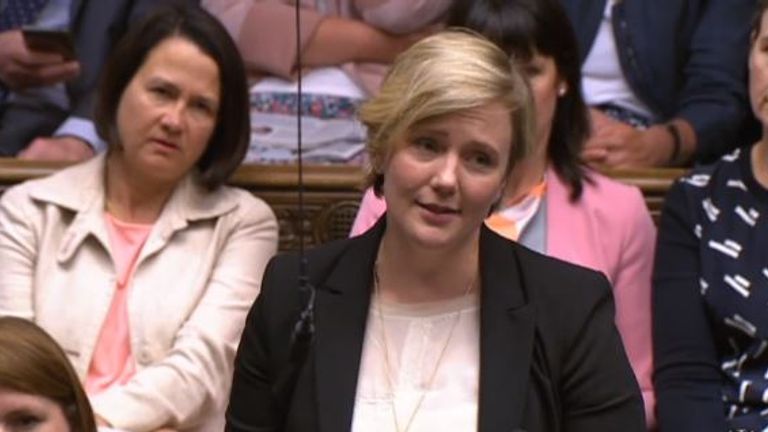 Labour MP Stella Creasy called for a debate on repealing Northern Ireland&#39;s abortion laws