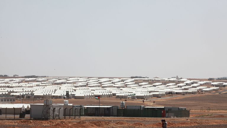 Less than 20% of Syrians in Jordan live in camps like Azraq