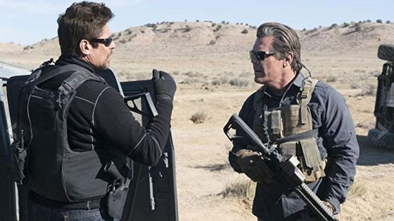 Brolin and Del Torro face a moral dilemma during their covert operation