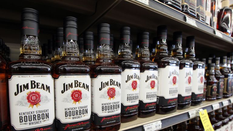 Bourbon whiskey is one of the products affected by EU tariffs