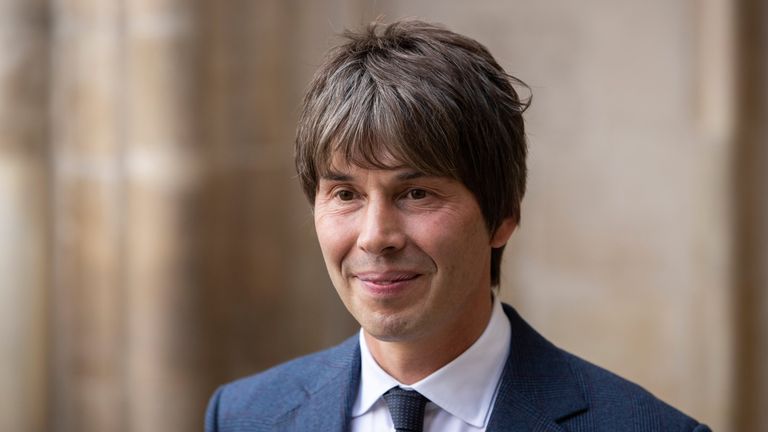 Physicist Brian Cox came to pay his respects