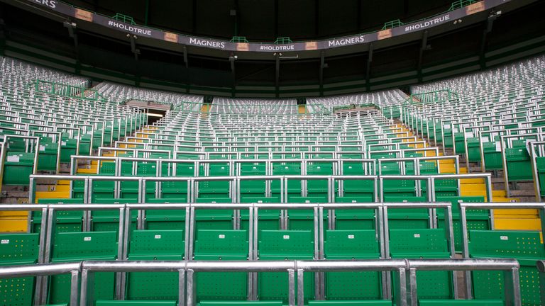 Celtic&#39;s new safe standing area
