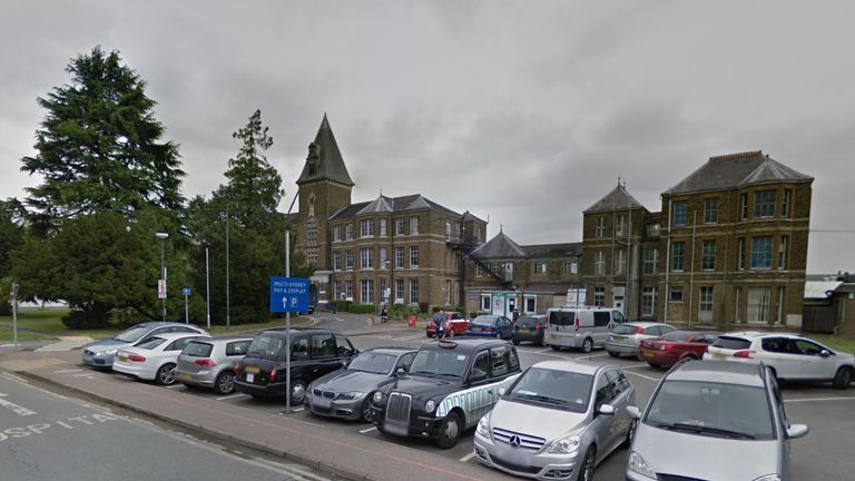 There has been a fire at Chase Farm Hospital