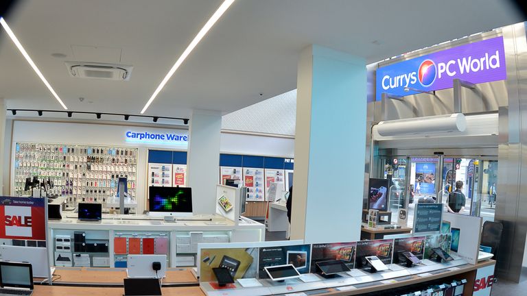 Dixons Carphone owns Currys PC World and Carphone Warehouse