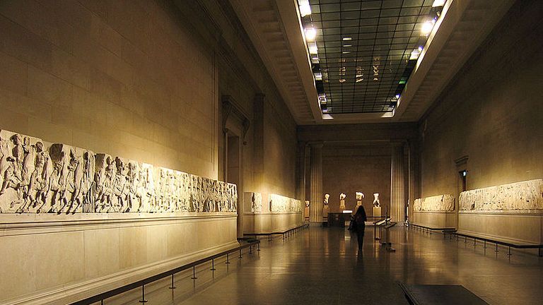 The Elgin Marbles housed in the British Museum. Pic: Andrew Dunn