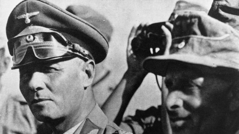 Erwin Rommel was commander of the Africa Corps in World War Two