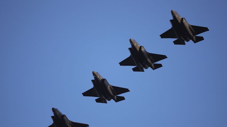 'Formidable fighters': New F-35 jets worth millions land in UK | UK ...