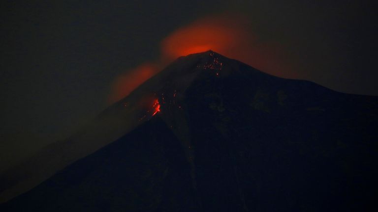 62 dead as 'Volcano of Fire' erupts in Guatemala | World News | Sky News