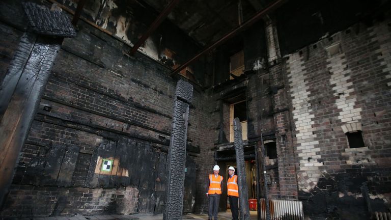 Challenging And Complex Glasgow Fire Ravages Art School And O2