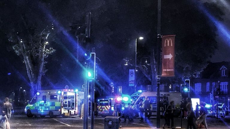 Turnpike Lane, Haringey, where a man was stabbed. Pic: Electra Edward