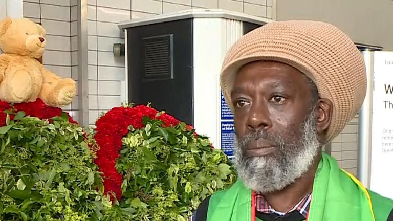 Tube driver who stopped his train to show support for Grenfell relatives and friends says it is the &#39;least he could do&#39;