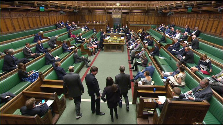 MPs about to start discussing the Brexit bill amendments