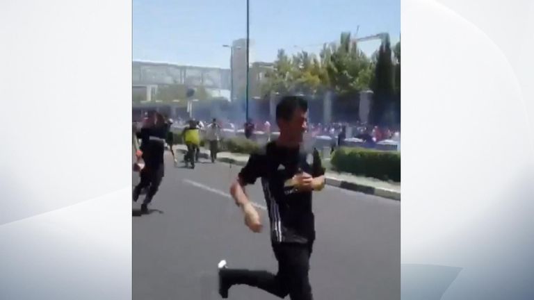 Protesters have been demonstrating in Tehran