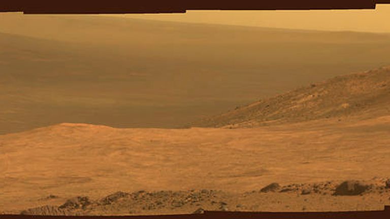 The Martian landscape previously captured by Opportunity