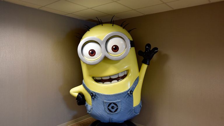 Also for sale is this massive Minion figure. Pic: Toys R Us