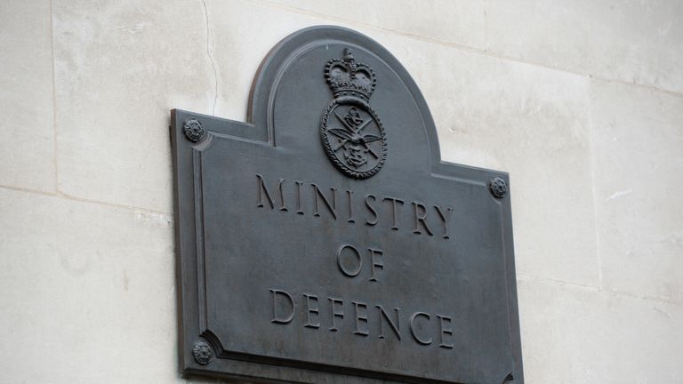 Ministry of Defence sign