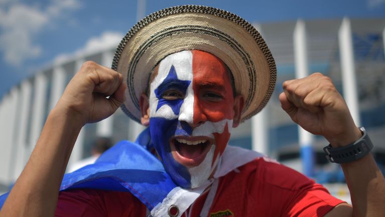 Panama fans are still delighted with their performance in Sunday's match
