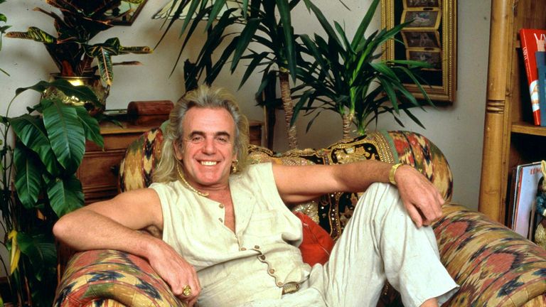 Peter Stringfellow at his home in 1996