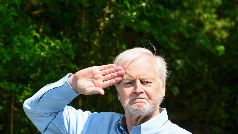 Actor Ian Lavender described being on a stamp as &#39;overwhelming&#39;