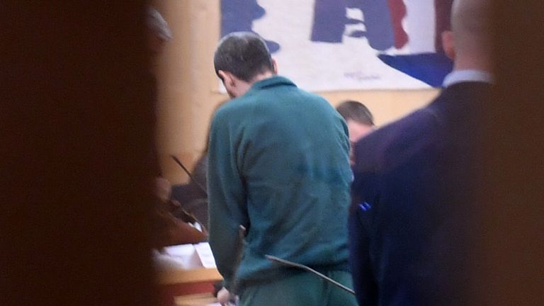 Rakhmat Akilov in court earlier this year