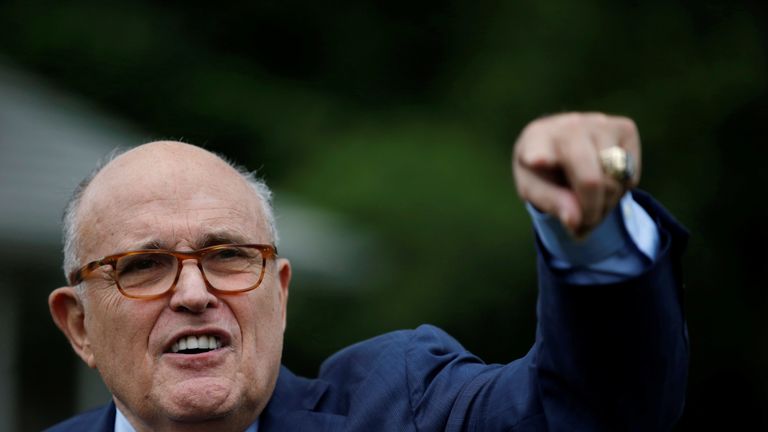 Rudy Giuliani, lawyer for Donald Trump