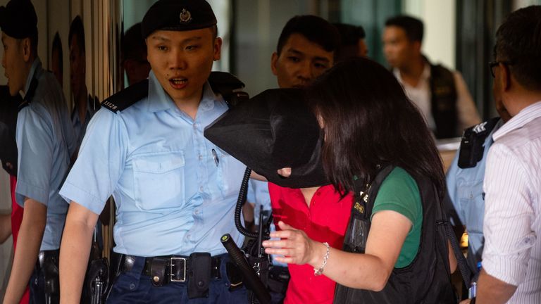 The suspect in the Hong Kong shooting
