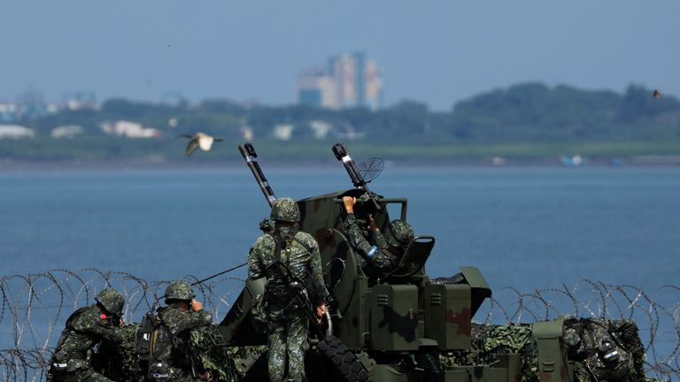 Taiwan is carrying out its annual Han Kuang military live-fire exercises