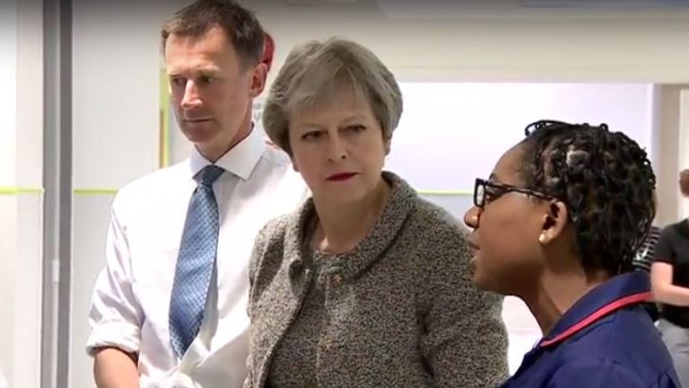 The Prime Minister and the Health Secretary visit the Royal Free Hospital